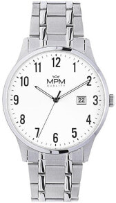 Мужские наручные часы с серебряным браслетом PRIM MPM Quality Klasik I W01M.11149.A