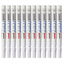 Permanent marker Uni-Ball Paint PX-21L White 12 Pieces