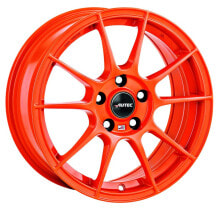 Колесный диск литой Autec Typ W - Wizard racing orange 6.5x15 ET48 - LK5/112 ML70