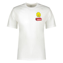 Мужские спортивные футболки Мужская спортивная футболка белая с принтом Levis  Lego Brick Relaxed Fit Short Sleeve T-Shirt