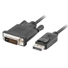 LANBERG CA-DPDV-10CU-0018-BK DisplayPort To DVI Cable 1.8 m