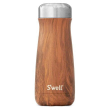 SWELL Teakwood 470ml Wide Mouth Thermo Traveler