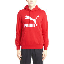 Puma Classics Logo Pullover Hoodie Mens Red 67084611 купить в интернет-магазине