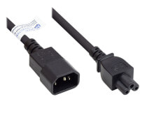 Alcasa P1405-S020 кабель питания Черный 2 m Разъем C14 Разъем C5