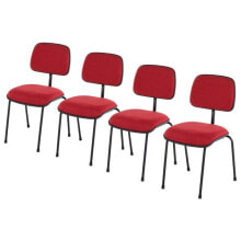 Roadworx Orchestra Chair Red 4pc