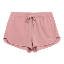 Женские спортивные шорты и юбки Женские спортивные шорты пыльно розового цвета 4F