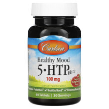 Carlson, Healthy Mood, 5-HTP Elite, Natural Raspberry, 50 mg, 120 Tablets