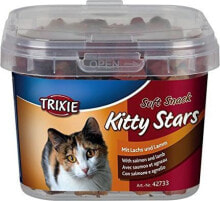Лакомства для кошек Trixie Cat Treats - Stars with Salmon and Lamb, 140 g