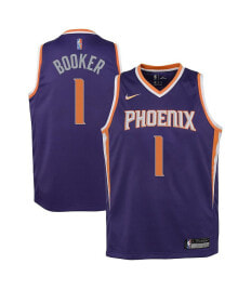 Nike big Boys Devin Booker Purple Phoenix Suns 2021/22 Diamond Swingman Jersey - Icon Edition