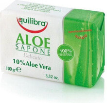 Equilibra Aloe Vera Soap Bar  Кусковое мыло с алоэ вера 100 г