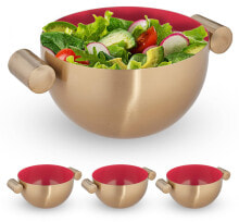 Dishes and salad bowls for serving