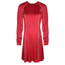 Женские повседневные платья Женское платье с длинным рукавом красное Pinko