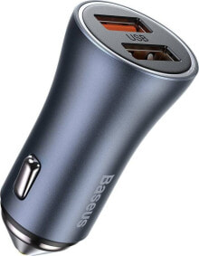 Автомобильные зарядные устройства и адаптеры для мобильных телефонов Ładowarka Baseus Golden Contactor Pro Dual 1x USB-A 1x USB-C 3 A (CCJD-03)