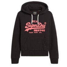 SUPERDRY Neon Vintage Logo Graphic Hoodie