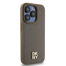 DKNY Dkhmp15Xpshrpsw iPhone 15 Pro Max 6.7 Leather Pattern phone case