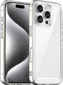 Hurtel Etui Outer Space Case z żelową ramką do iPhone 16 Pro Max - przezroczyste