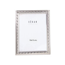 Photo frame Alexandra House Living Silver Metal 12 x 17 x 1 cm