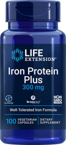 Iron life Extension Iron Protein Plus -- 300 mg - 100 Capsules