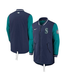 Nike men's Navy Seattle Mariners Authentic Collection Dugout Performance Full-Zip Jacket