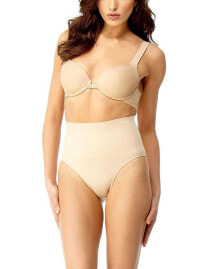 MeMoi plus Size High-Waisted Moderate Coverage Seamless Shaper Brief
