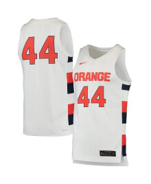 Nike men's #44 White Syracuse Orange Team Replica Basketball Jersey