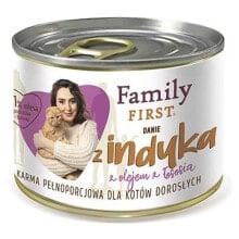 FAMILY FIRST Adult Turkey Dish 200g Wet Cat Food