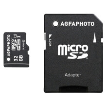 Купить фотоаппараты моментальной печати Agfa: AGFA Micro SDHC UHS-I 32GB High Speed Class 10 U1+Adapter memory card