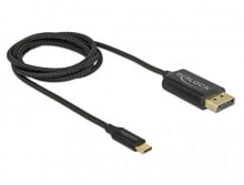 DeLOCK 83709 кабельный разъем/переходник USB Type-C DisplayPort Черный