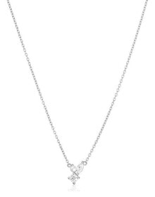 Ювелирные колье fine silver necklace Adria SJ-N12250-PCZ