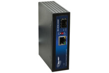 PoE оборудование aLLNET 134035 сетевой медиа конвертор 1000 Мбит/с Многомодовое волокно, Одномодовое волокно Черный
