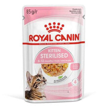 ROYAL CANIN Sterilised 85g Wet Kitten Food 12 Units