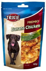 Лакомства для собак Trixie SNACKI Premio With Chicken And Banana 100g