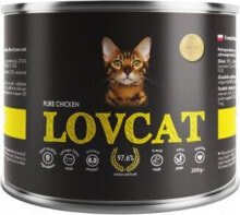 Купить влажные корма для кошек LOVCAT: LOVCAT LOVCAT Pure CHICKEN Kurczak - 400g