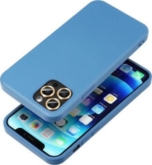 ETUI Futerał Forcell SILICONE LITE do IPHONE 13 niebieski CASE