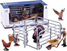 Educational play sets and action figures for children