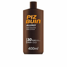 Средства для загара и защиты от солнца piz Buin Allergy Sun Sensitive Skin Lotion Spf30 High Водостойкий солнцезащитный крем для чувствительной кожи 400 мл