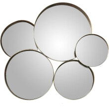 Wall mirror Alexandra House Living Silver Metal Circles 9 x 60 x 54 cm