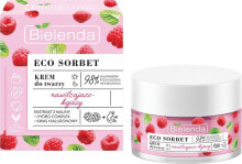 Купить сыворотки, ампулы и масла для лица Bielenda: Bielenda BIELENDA Eco Sorbet KREM DO TWARZY nawilżająco-kojący MALINA + KWAS HIALURONOWY