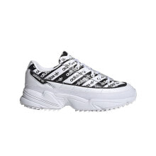 Женские кроссовки Женские бело-черные высокие повседневные кроссовки Adidas Kiellor W
