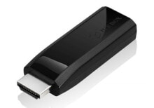 Компьютерные разъемы и переходники ICY BOX IB-AC522 HDMI M VGA, 3.5mm Черный 70552