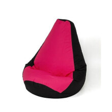 Pouffe GO GIFT Black Pink 140 x 100 cm Pear