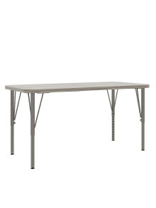 Tot Mate rectangular Table, Adjustable Height Legs, Table Top Height Range 14
