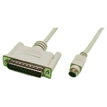 EUROCONNEX Apple II 3316 DB25 To Mini DIN Cable 1.8 m