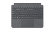 Клавиатуры и док-станции для планшетов Microsoft Surface Go Type Cover клавиатура QWERTZ Английский Платиновый KCT-00105