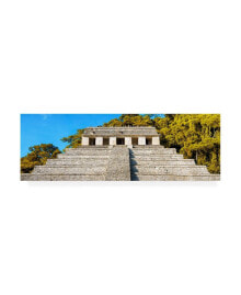 Trademark Global philippe Hugonnard Viva Mexico 2 Mayan Temple of Inscriptions with Fall Colors II Canvas Art - 19.5