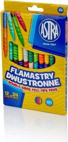 Купить фломастеры для детей ASTRA: Astra Flamastry dwustronne 24 kolory (460195a)