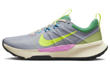 Nike Juniper Trail 防滑耐磨轻便 低帮 越野跑步鞋 女款 灰绿 / Обувь спортивная Nike Juniper Trail DM0821-004