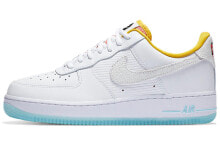 Nike Air Force 1 Low 低帮 板鞋 女款 白蓝橙 / Кроссовки Nike Air Force 1 Low CZ8132-100