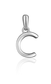 Кулоны и подвески minimalist silver letter "C" pendant SVLP0948XH2000C