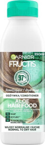 Кондиционер для поврежденных волос Garnier Fructis Hair Food Aloe Odżywka nawilżająca do włosów normalnych i suchych 350ml